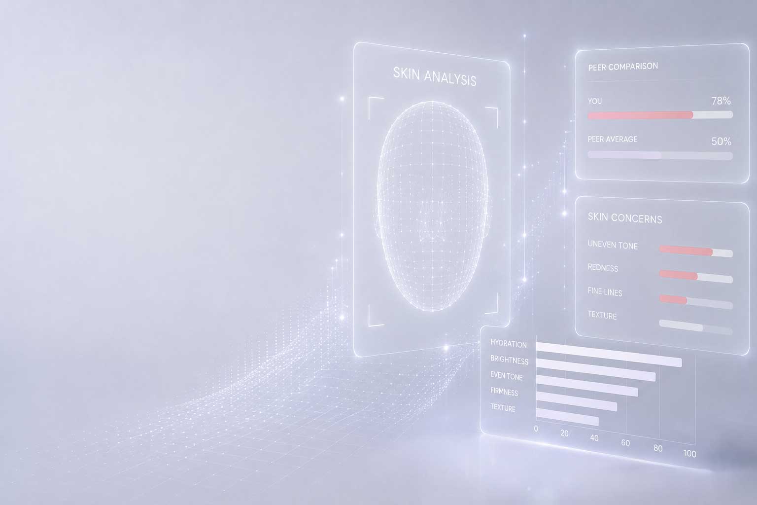 Skin Diagnosed. Routine Personalized.Analyze your skin, compare it to peers, get product recommendations tailored to you.