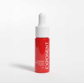 Four weights of hyaluronic acid inside HydroGlow