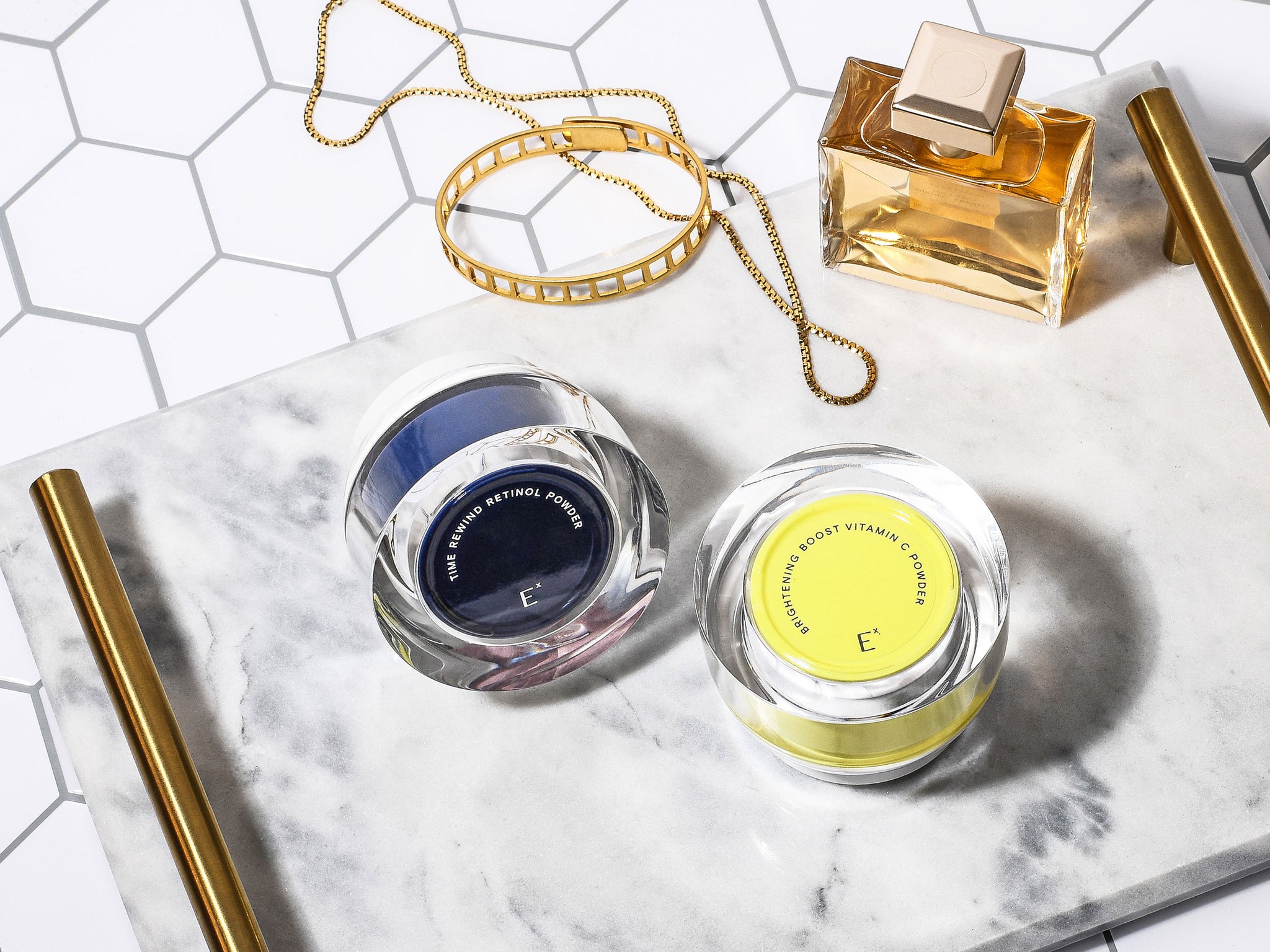 Exponent Beauty Time Rewind Retinol System + Brightening Boost Vitamin C Powder & Dispenser 